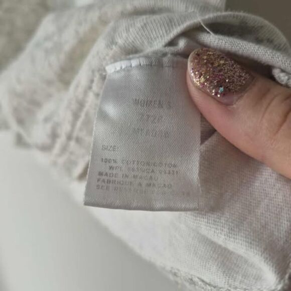 Woolrich Faded Floral Top with Front Tie Cute Feminine Casual XL 100% Cotton - Picture 7 of 7